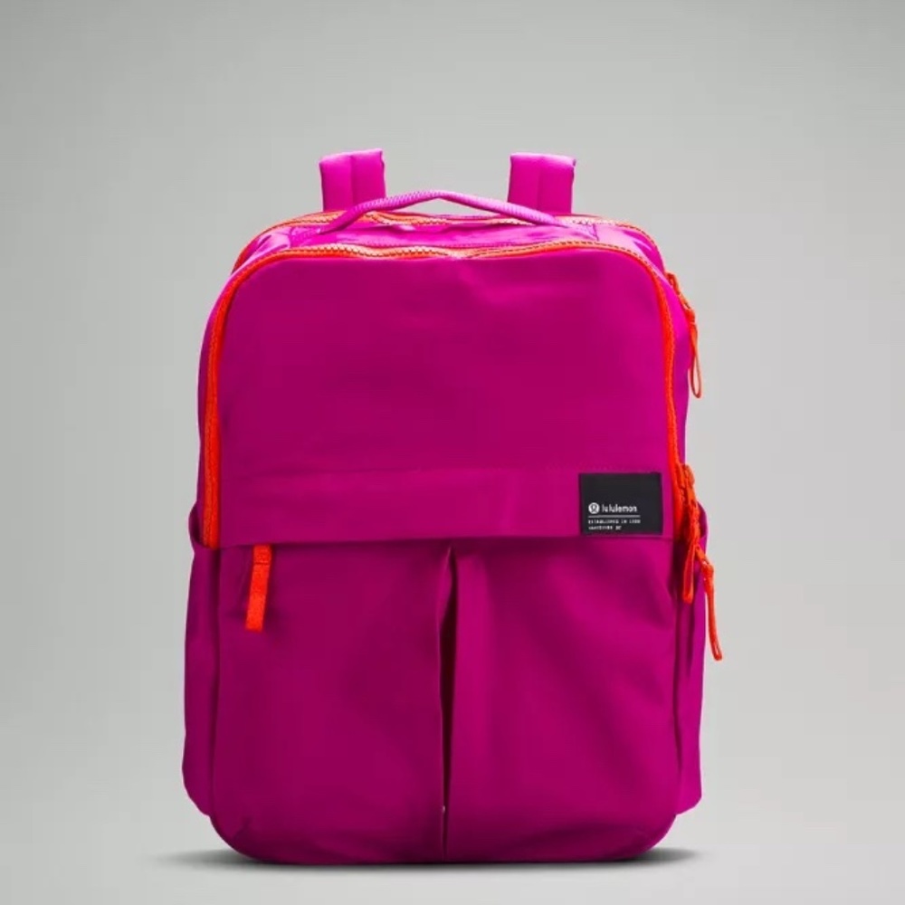 Lululemon Everyday Backpack 2.0 23L - Ripened Raspberry/Autumn Red